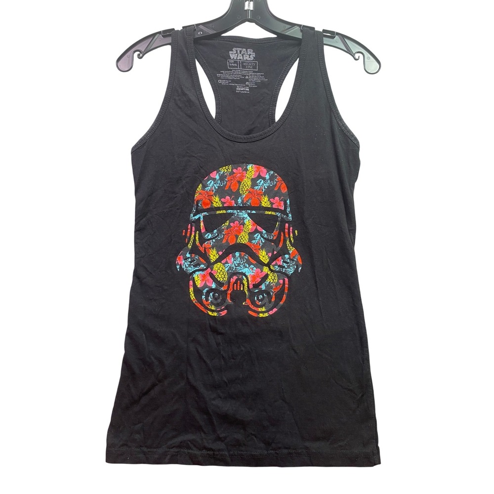 Star Wars Tank Top Girls Large Rainbow Stormtrooper‎ Beachy Festival